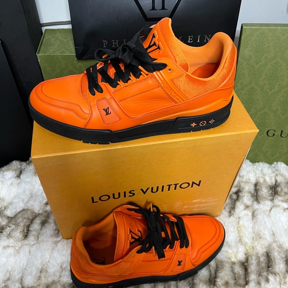 Lv trainers in orange. Rare - Picture 5 of 9
